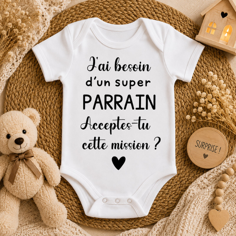 Body bébé “J’ai besoin d’un super...