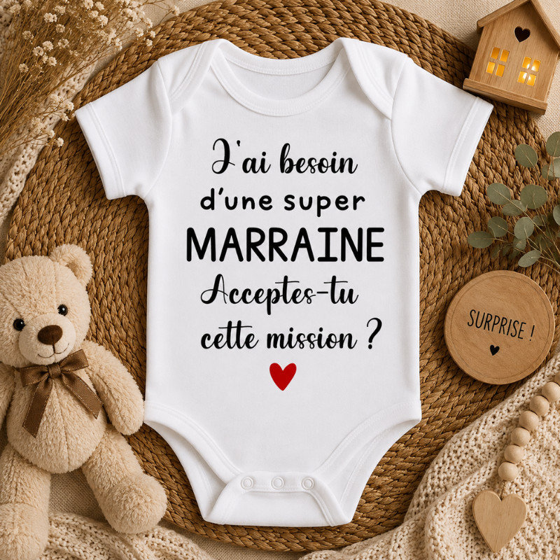 Body bébé “J’ai besoin d’un super...