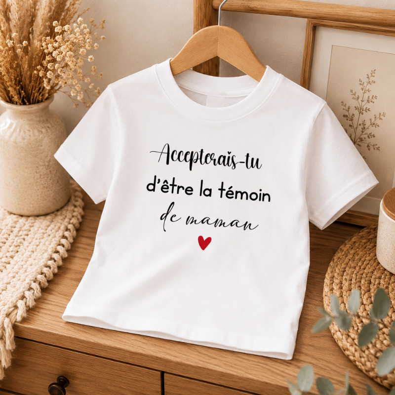 T-shirt enfant « Accepterais-tu...