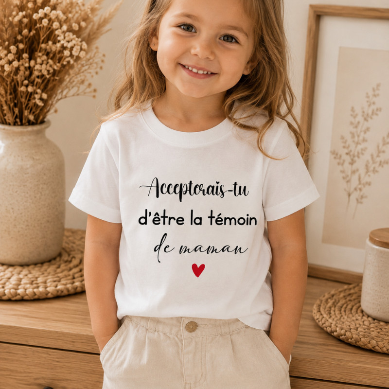 T-shirt enfant « Accepterais-tu...