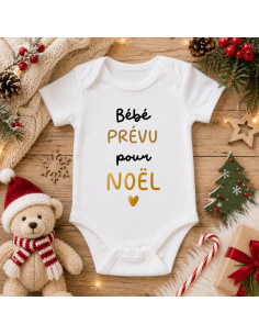 Body bébé « Bébé PRÉVU pour...