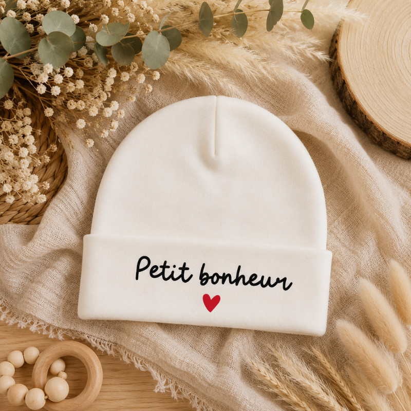 Bonnet bébé Petit bonheur – Bonnet...