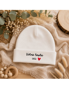 Bonnet bébé personnalisé...