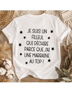 Tee shirt filleul qui...