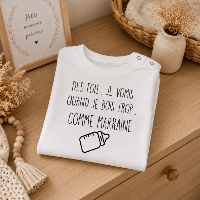 T-shirt enfant personnalisé des fois...