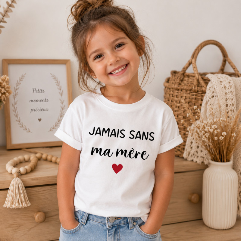 T-shirt enfant personnalisé « Jamais...
