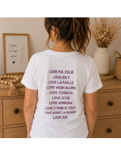 Tee shirt Jul concert Adulte