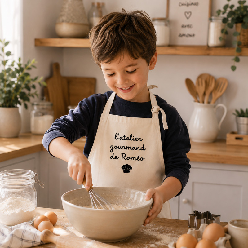 Tablier enfant personnalisé –...
