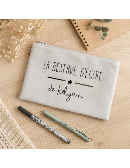 Trousse La Réserve d’École personnalisée – Prénom enfant