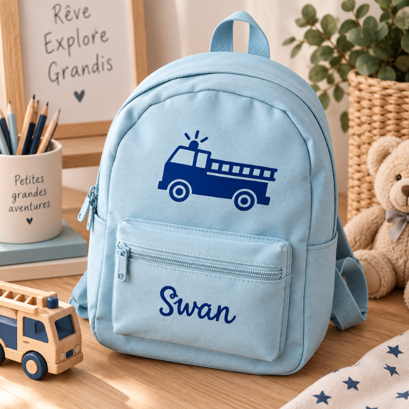 Sac à dos pompier personnalisé avec...