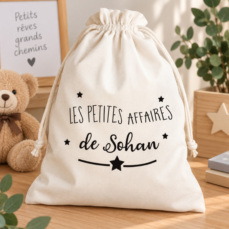 Baluchon personnalisé enfant avec...