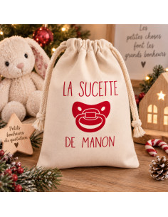 Pochon de Noël personnalisé...