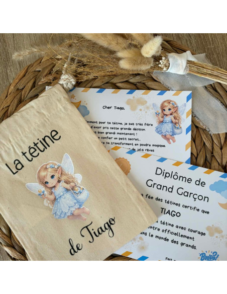 Le pochon de la Fée des tétines – personnalisé