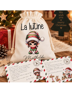 🎄 Pochon personnalisé –...