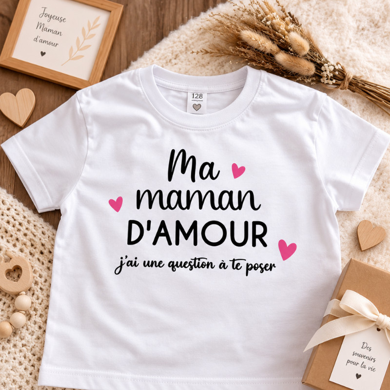 T-shirt Enfant « Veux-tu épouser Papa...
