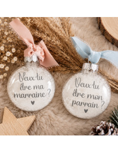 Boule de Noël personnalisée...