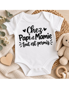 Body bébé « Chez Papi et... 2