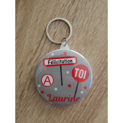Porte clé félicitation permis