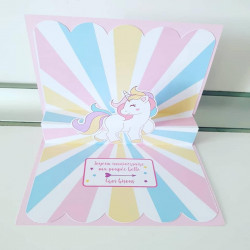 Carte à gratter Licorne 2