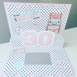 Carte à gratter voyage