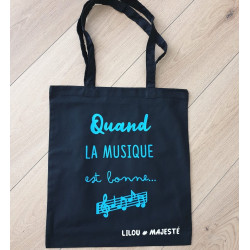 Sac tote bag MUSIQUE