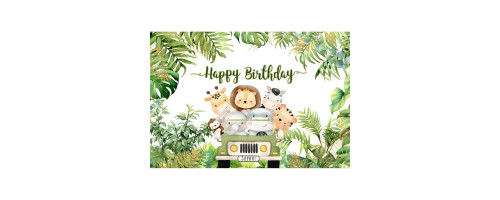 Thème Animaux/Jungle/Tropical & Fleurs