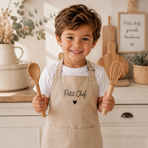 Tabliers personnalisés enfant | Petits chefs | Pincée de Bonheur
